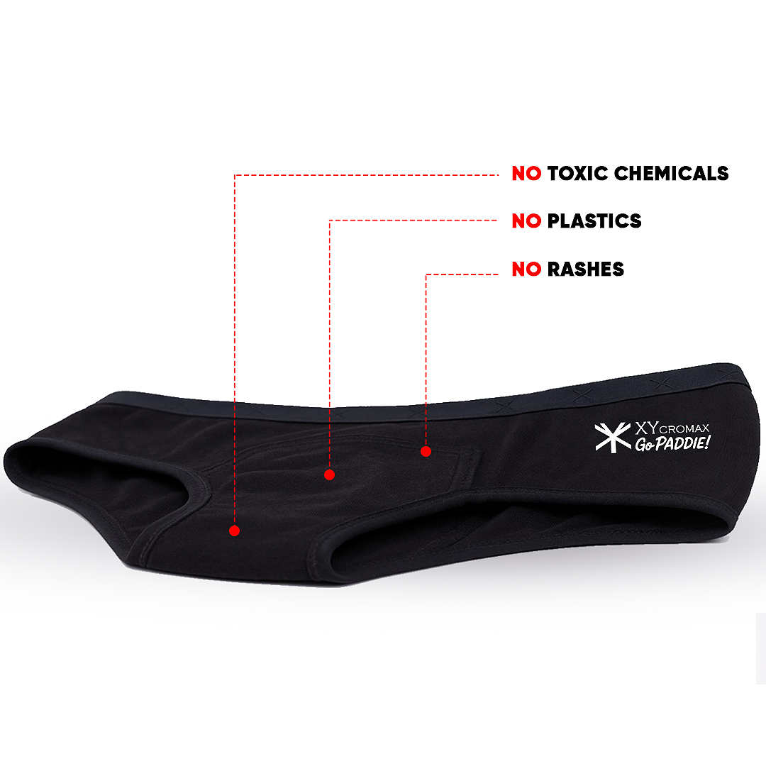 Go Paddie reusable period panty toxin free safe fabric